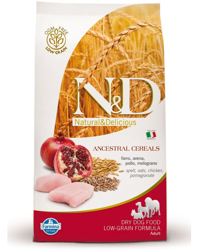 Farmina N & D Low Grain DOG Senior S/M Chicken & Pomegranate 2,5 kg
