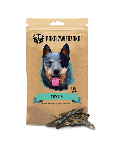 PAKA ZWIERZAKA pochúťky šproty 100% 60g
