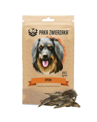 PAKA ZWIERZAKA  pochúťky pre psov Šproty 100% 60g