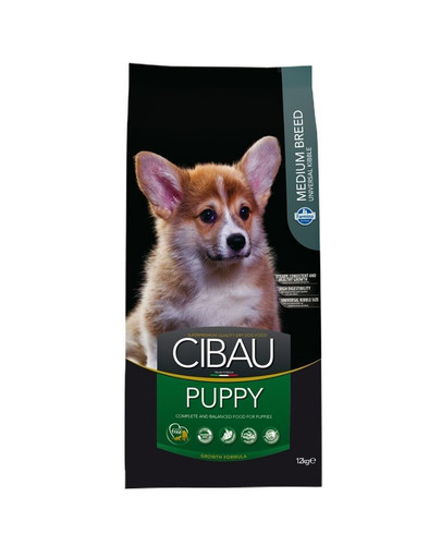 CIBAU Medium Puppy 12 + 2 kg GRATIS