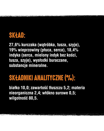 CRAVE Bezzrnná paštéta pre psov s kuracieho a morčacieho mäsa 24 x 400g