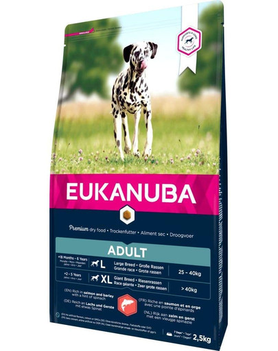 EUKANUBA Adult All Breeds Salmon 2.5 kg
