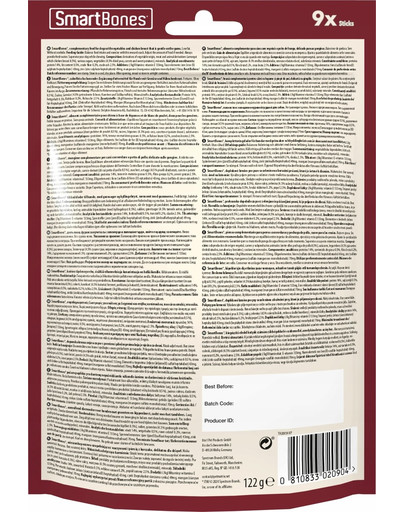 SmartBones Kuracie zavinovacie tyčinky mini 9 ks