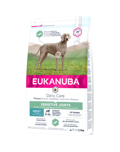 EUKANUBA Daily Care Granule pre dospelých psov s citlivými kĺbmi  2,3 kg