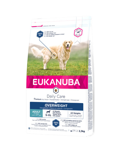 EUKANUBA Daily Care Overweight Adult Dog 2,3 kg