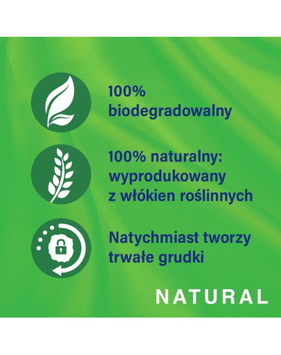 CATSAN Natural hrudkujúca podstielka pre mačky 8l