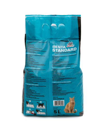 COMFY Stelivo Benta standard bentonitové stelivo 5l tyrkysové