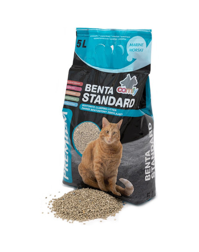 COMFY Stelivo Benta standard bentonitové stelivo 5l tyrkysové