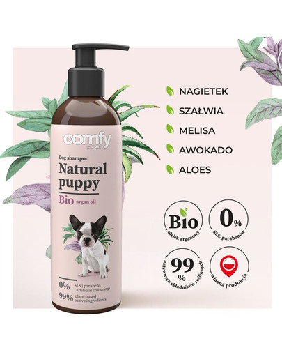 COMFY Natural Puppy šampón pre šteňatá 250 ml