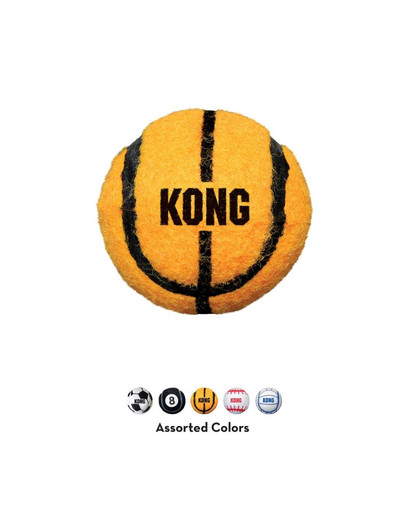KONG Sport Balls M 3 ks loptičky pre psa gumové
