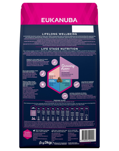 EUKANUBA Puppy Medium Breeds Chicken 3 kg