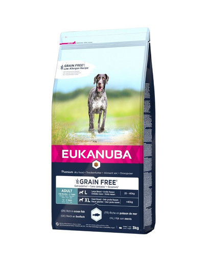 EUKANUBA Grain Free Large Granule pre psov veľkých plemien 3 kg