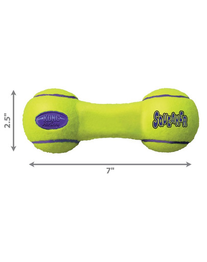 KONG Airdog Squeaker Dumbbell M hryzátko pre psa