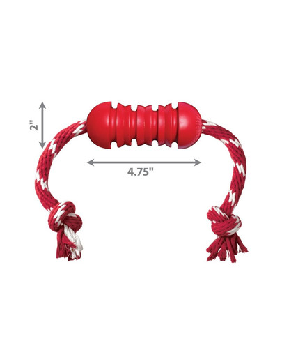 KONG Dental with Rope M hračka pre psa
