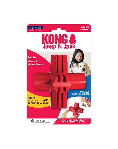 KONG Jump’n Jack L hračka na maškrty pre psa