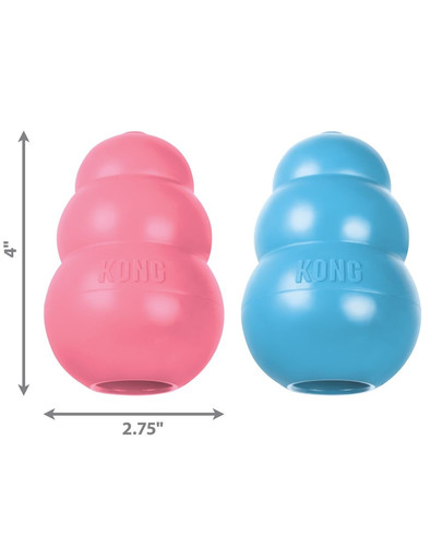 KONG Puppy L hryzátko na maškrty pre šteniatka