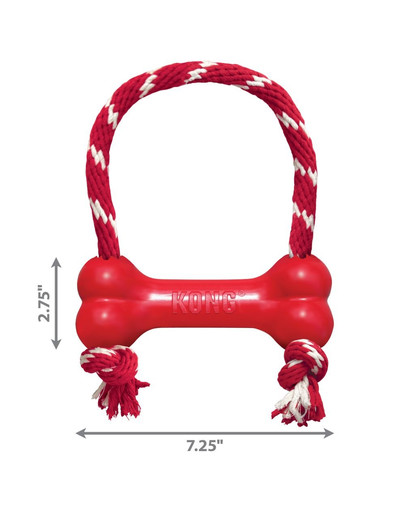 KONG Goodie Bone with Rope M hračka pre psa