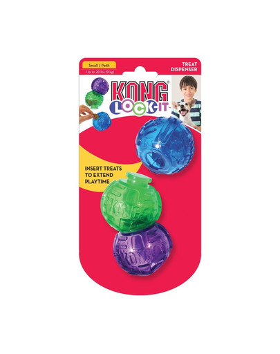 KONG Lock-It 3-pk S Trojitá hračka pre psa