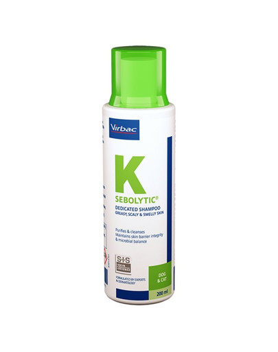 VIRBAC Sebolytic SIS dermatologický antiseboroický šampón 200 ml