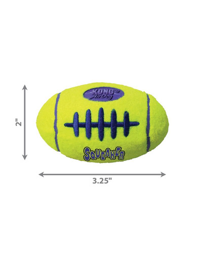 KONG Airdog S Squeaker Football lopta pre psa