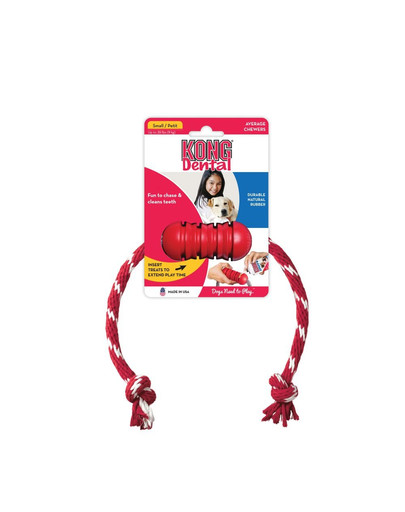 KONG Dental with Rope S hračka pre psa