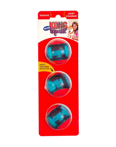 KONG Squeezz Action Ball Red S lopta pre psa
