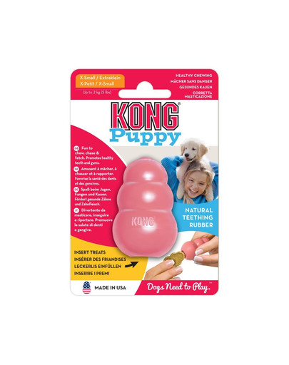 KONG Puppy XS hryzátko na maškrty pre šteniatka