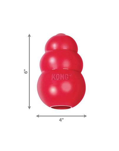 KONG Classic XL 12,5 cm hryzátko na maškrty pre psa