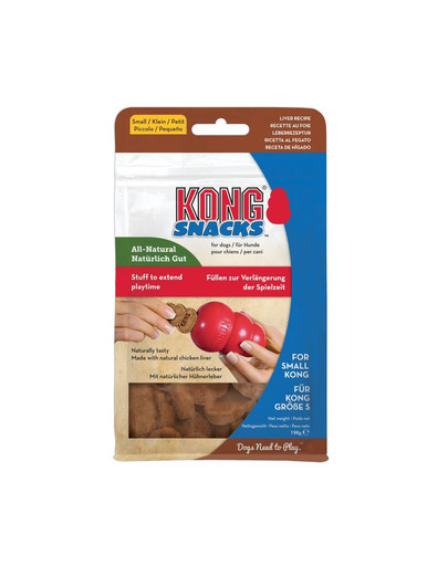 KONG Snacks Liver S sušienky pre psa s príchuťou pečene 200