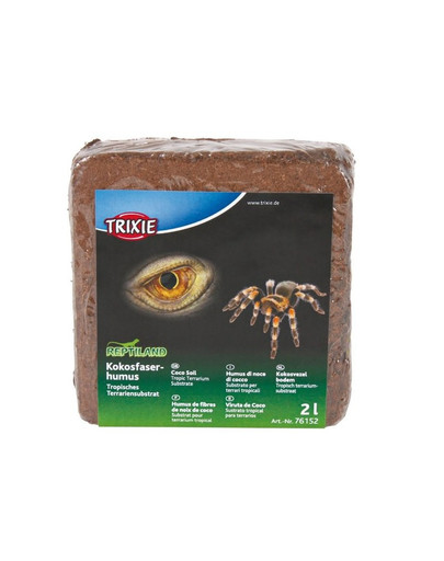 TRIXIE Kokosový humus, tropický substrát2 l / 160 g 6 ks