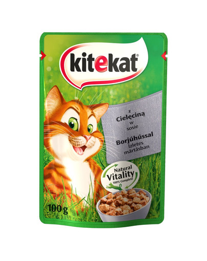 KITEKAT teľacie v omáčke 0.1kg x24