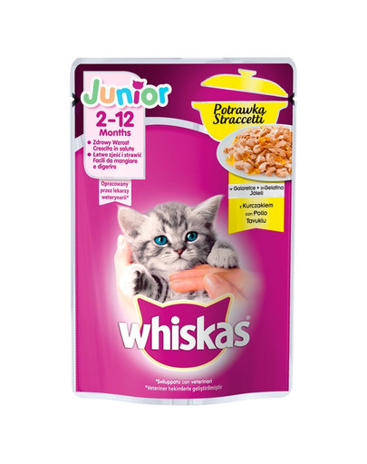 WHISKAS Junior Casserole kuracie v želé 100 g