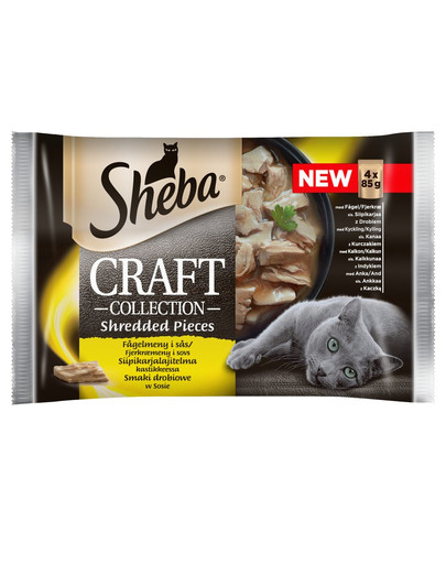 SHEBA Craft Collection krmivo pre mačky v omáčke 52 x 85 g vrecúško
