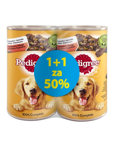 PEDIGREE Adult hovädzie v želé 1200 g x 6