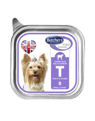 BUTCHER'S Pro Series teľacie s mrkvou v omáčke 150 g