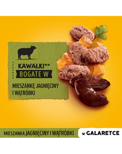 PEDIGREE Jahňacie v želé 0.1 kg x24