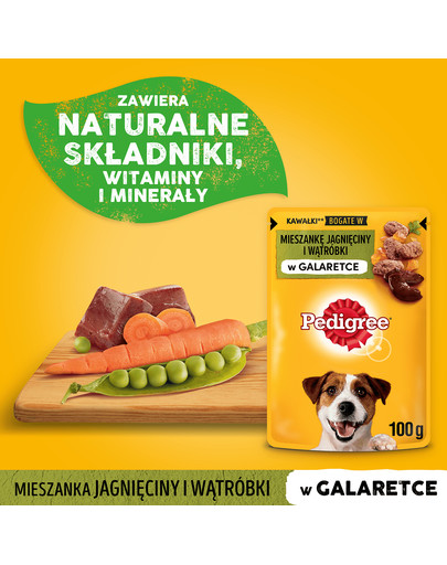 PEDIGREE Jahňacie v želé 0.1 kg x24