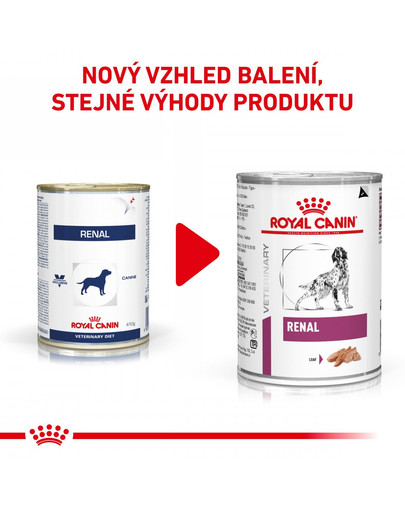 ROYAL CANIN Veterinary Diet Dog Renal Can 410g