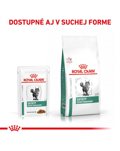 ROYAL CANIN Veterinary Health Nutrition Cat Satiety Pouch 12 x 85 g