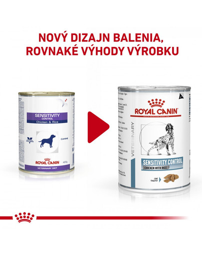 ROYAL CANIN Veterinary Health Nutrition Dog Sensitivity Control Duck&Rice Can 420 g