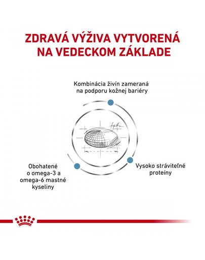 ROYAL CANIN Veterinary Health Nutrition Dog Skin Care Adult 2 kg