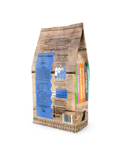 WIEJSKA ZAGRODA Krmivo pre malé plemená psov - tuniak a sleď 2 kg