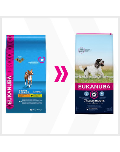 EUKANUBA Senior Medium Breeds Chicken 15 kg