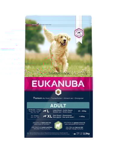 EUKANUBA Adult Large Breeds Lamb & Rice 2.5 kg