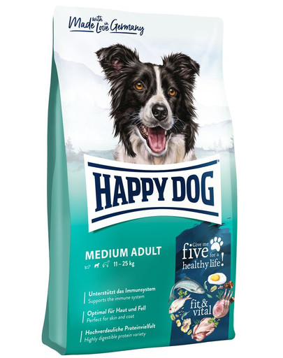 HAPPY DOG Supreme Fit & Vital Medium Adult 4 kg