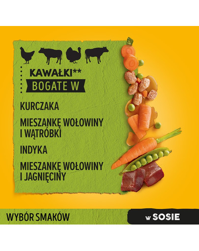 PEDIGREE Adult Mix chutí 40x100g