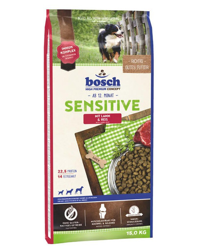 BOSCH Sensitive Lamb & Rice 15 kg