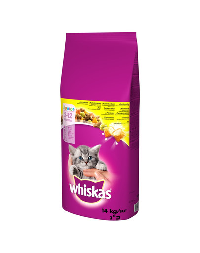 WHISKAS Junior s kuracím mäsom 14kg