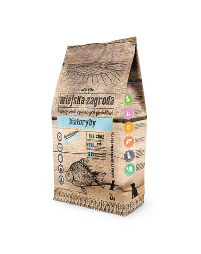 WIEJSKA ZAGRODA Hypoalergénna biele ryby 2 kg