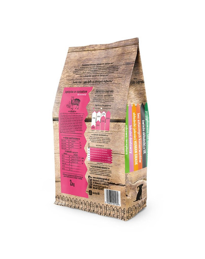 WIEJSKA ZAGRODA Jahňacie so špenátom pre šteňatá 2 kg